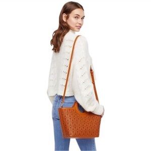 Free People boho tan tote bag